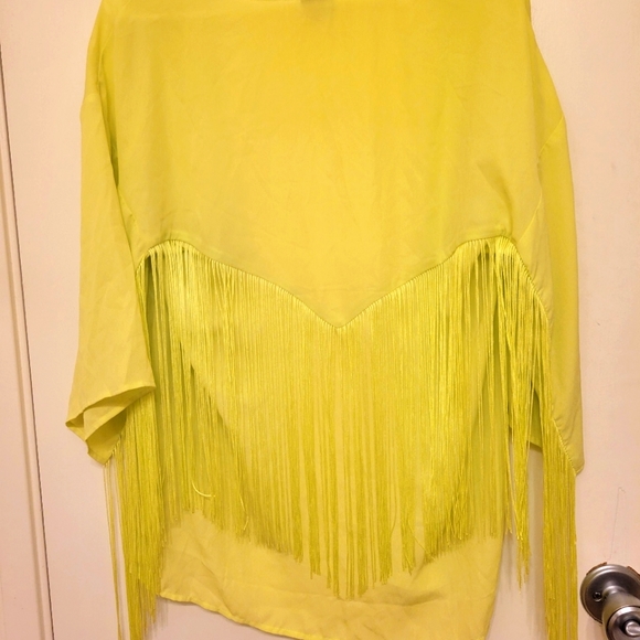 Asos Neon Yellow Kimono - Picture 3 of 3
